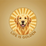 Life Is Golden - Golden Retriever Logo